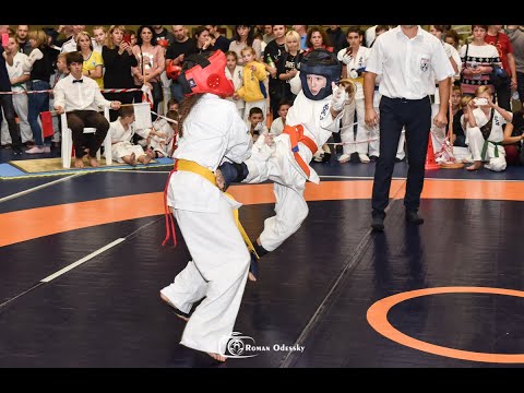 Khrul Veronika, shiro (Ternopil) 2nd fight Championship of Ukraine Kyokushin-kan 2018