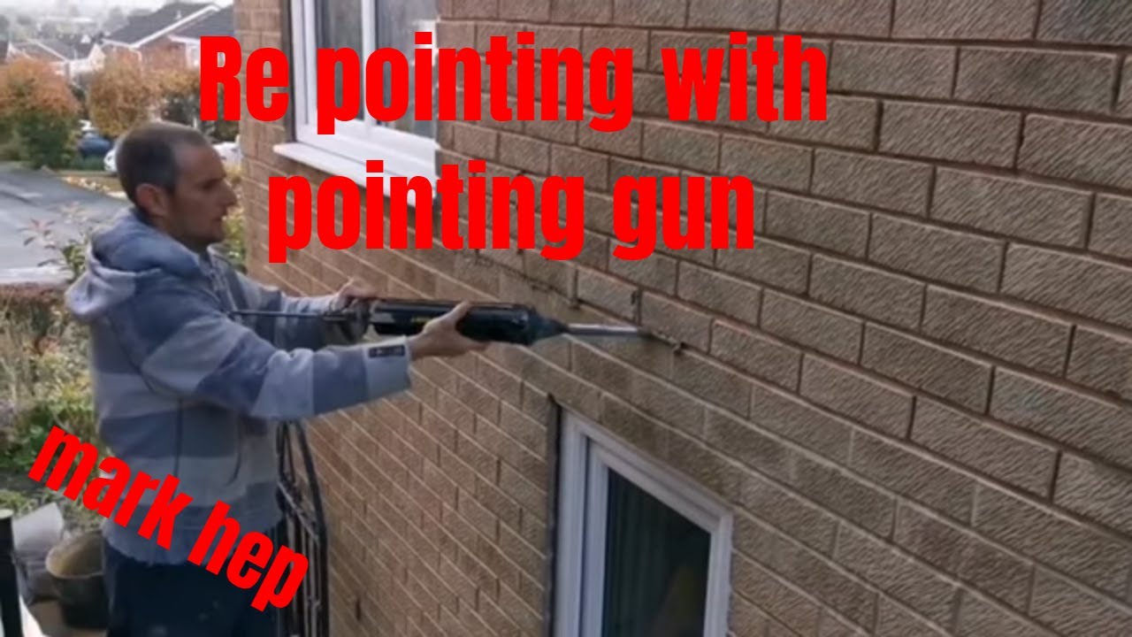 Watch video Re pointing with pointing gun Now Re pointing with pointing gun
