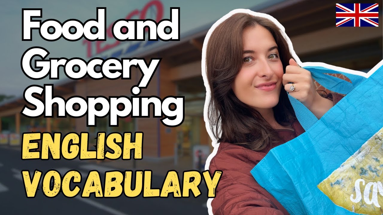 How to Talk About Food Shopping in English! (Come Grocery Shopping with Me!) - YouTube video featuring the word initial