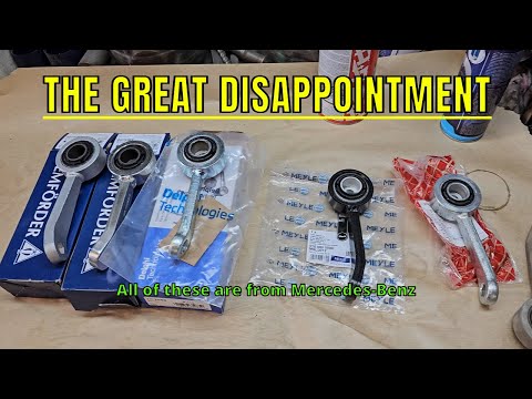 Comparison !!! - Febi Meyle Delphi Lemforder Mercedes Benz W211 W219