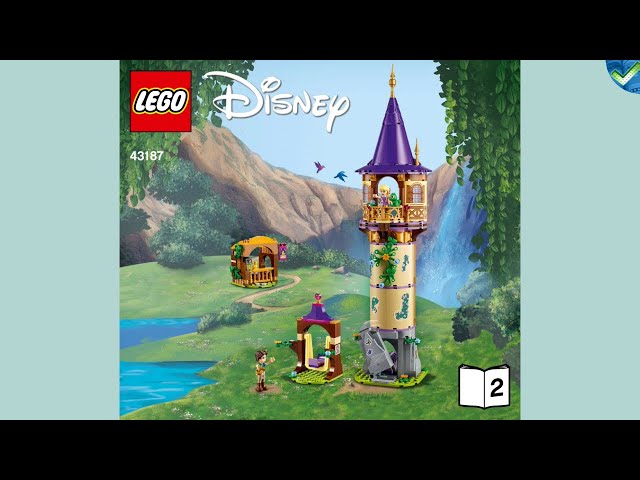 Vídeo relacionado con LEGO 43187 Torre de Rapunzel de Disney, Juego de Castillo para Construir con Figuras de Rapunzel y Flynn Rider Mini-Doll de la película Enredados, Idea de Regalo Creativa para niños, niñas y niños