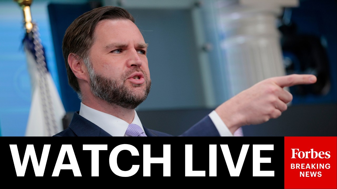 Video | LIVE: Vice President JD Vance Holds a White House Press Briefing After U.S.-Iran Deal Signed