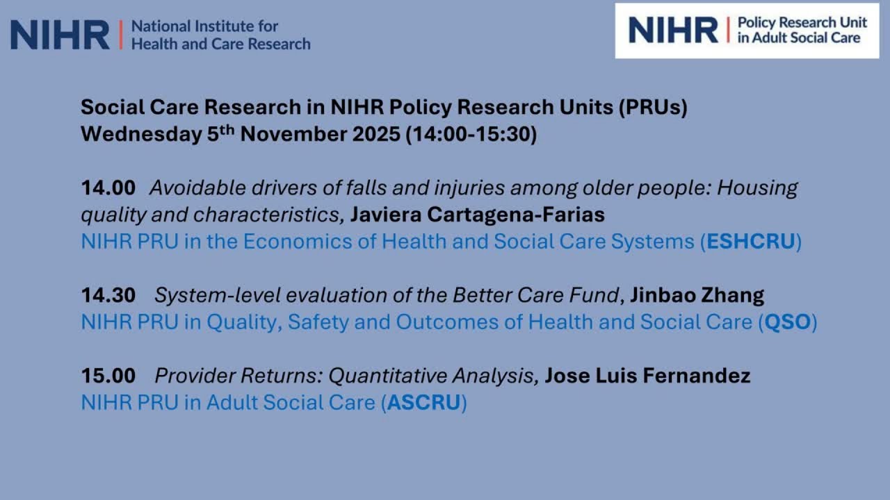 Avoidable drivers of falls among older people
