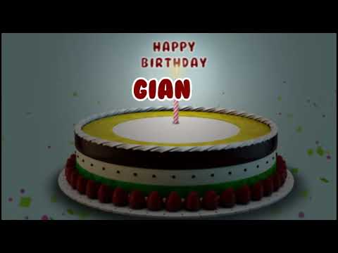 Happy Birthday Gian | Cake Whatsapp Status
