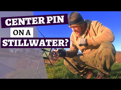 Center pin fishing on a local pond