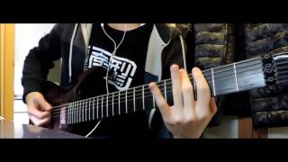 Human Vivisection--Feed the Warmachine guitar cover (with tabs)(Agile Interceptor Pro 727)