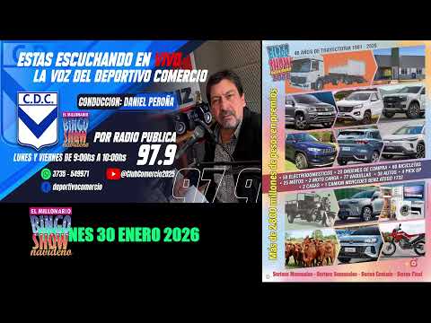 Club Comercio, Bingo Show Navideño, Santa Sylvina - Chaco