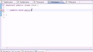 Java Video Tutorial Part 58 |   Abstract and Concrete Classes