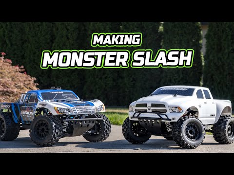 Traxxas Slash 4x4 to Monster Slash Ram 4x4