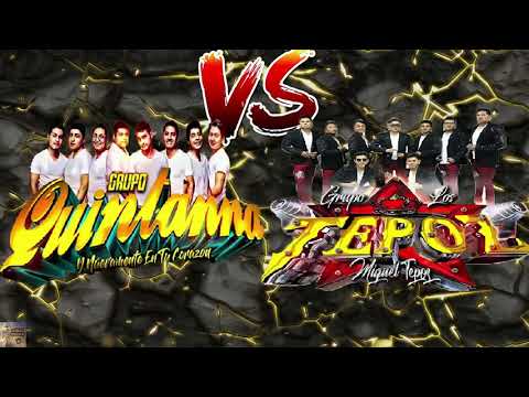 🚀MIX CUMBIAS SONIDERAS 2021💥 Grupo Los Tepoz vs Grupo Quintana Mix   Mix De Exitos Sonideros 🚀