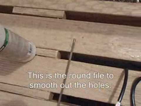comment construire un kunai en bois