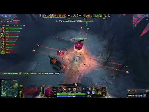 Kiyotaka's Perspective - in his fountain dive triple kill ending | DreamLeague Season 20 #dota2