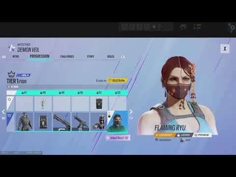 Y7S1 Demon Veil Full Battle Pass Showcase-No Commentary