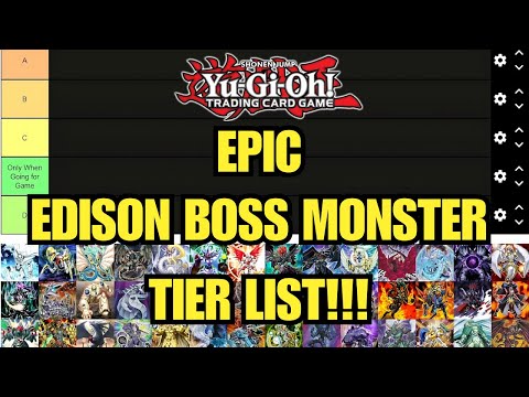 EPIC Edison Boss Monster Tier List! ft @cameronsaunders1410