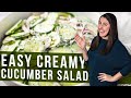 How to Make Creamy Cucumber Salad