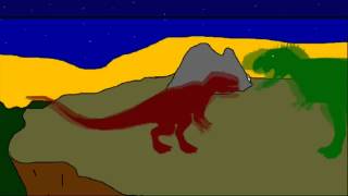 Jurassic Rage!!! TyrannoTitan vs Turok Giganotosaurus vs Red Eye King 200 Sub Special