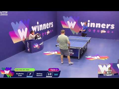 WINners CUP table 2  17.11 Rudenko Ivan - Boklag Roman  19:30