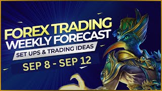 🎯 Weekly Forex Forecast | EURUSD, GBPUSD, USDJPY, AUDUSD, XAUUSD OIL (08/09/2025) Supply And Demand