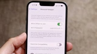 How To Setup iPhone Hotspot! (2022)