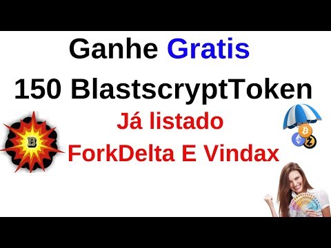 Blastscrypt - Ganhe Gratis 150 "BLAST" l Já listado na ForkDelta E Vindax