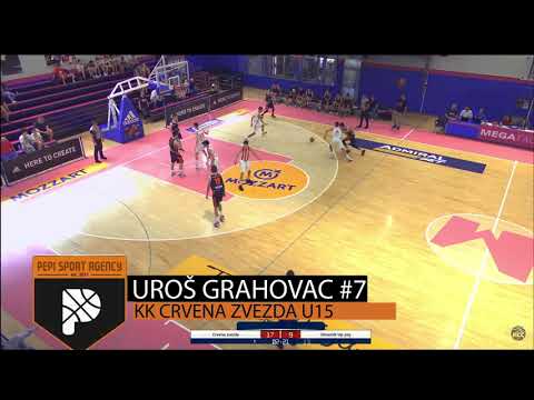 Uroš Grahovac I KK Crvena Zvezda U15 I Pepi Sport Agency