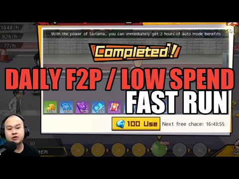 RUTINITAS DAILY BULAN JULI, LOW - F2P || One Punch Man The Strongest