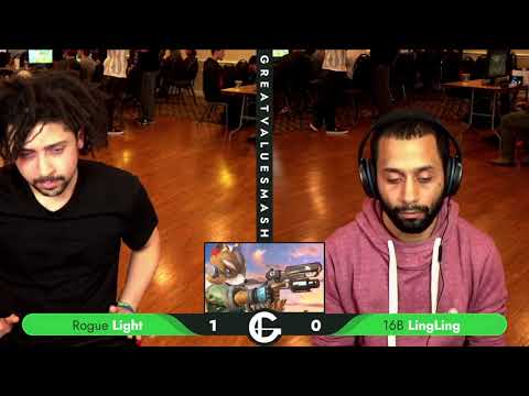 Super Smash Bros. Ultimate: Rogue | Light (Fox, Wolf) V 16B | LingLing (Peach) - Synthesis 43