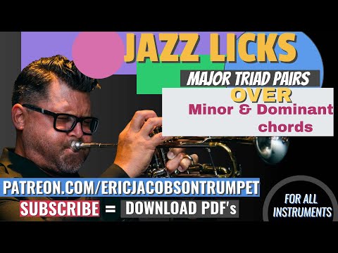 How to play Major Triad Pairs over a Dominant Chord