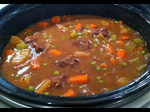 Easy Slow Cooker Beef Stew | One Pot Chef