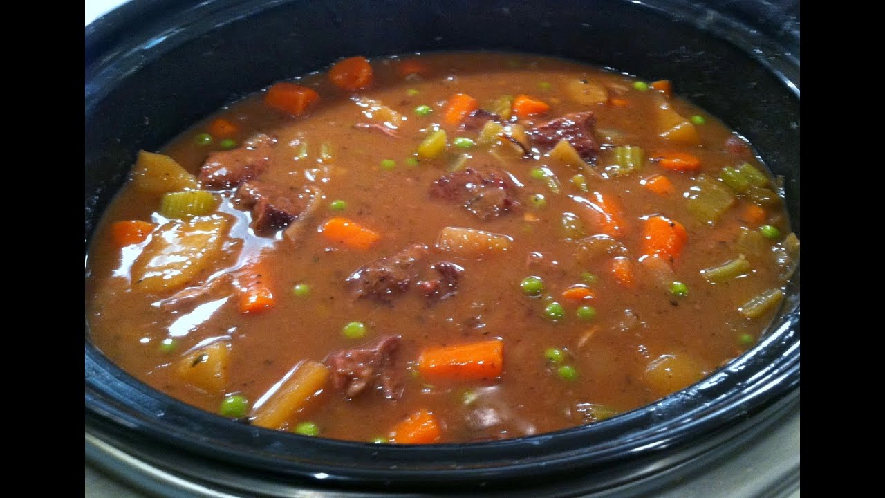 Easy Slow Cooker Beef Stew Recipe