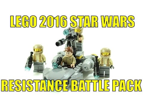 LEGO STAR WARS RESISTANCE TROOPER BATTLE PACK 75131 UNBOXING & REVIEW Video