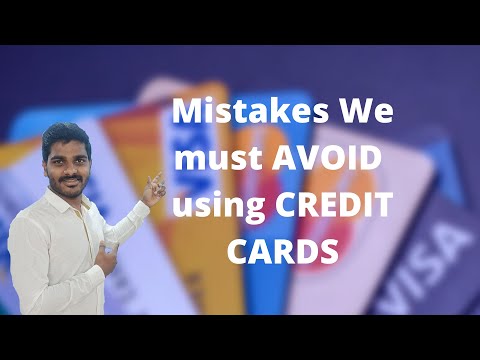 Mistakes we should avoid while using credit card | CA Mohan Kumar | Credit Cards