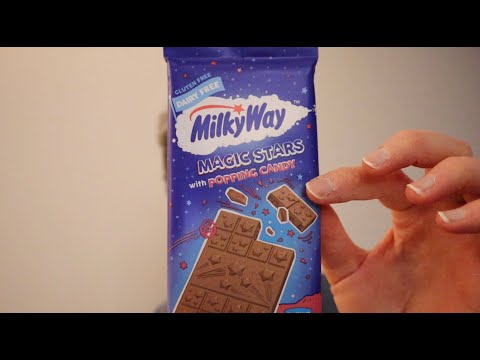Milky Way Magic Stars with Popping Candy Dairy Free Chocolate Bar Review - Taste Test