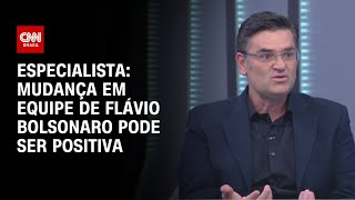 Vídeo: Flávio Bolsonaro: Mudança em equipe pode ser positiva, diz marketeiro Duda Lima | CNN 360º