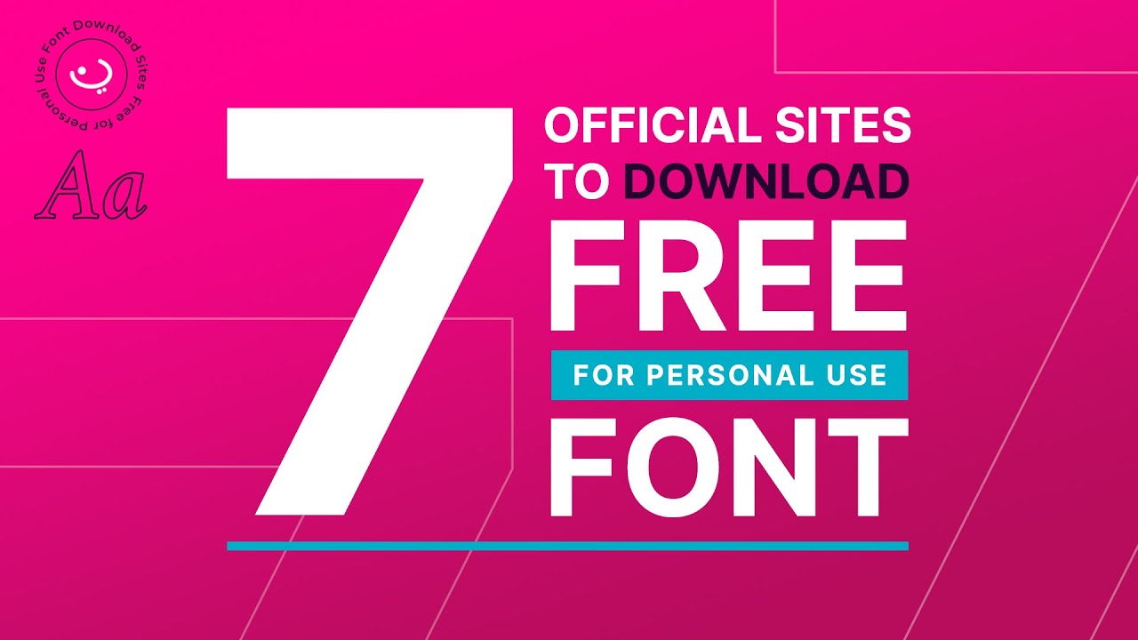 7 Official Sites to Download Free Personal Use Font (Free Font)