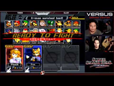 Versus Melee Weekly 1/24/16 - Winners R3 - Tenshi (Fox) vs Eliott (Peach)
