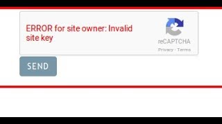 Error Site key Recaptcha Fix SMM Panel By BoostInfinite.com