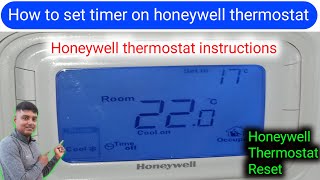 How to use a Honeywell home thermostat | Honeywell thermostat instructions | how to set a Honeywell