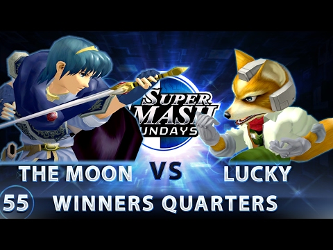 SSS 55 - The Moon (Marth) vs. Lucky (Fox) - SSBM Top 32 Winners Quarters - Smash Melee