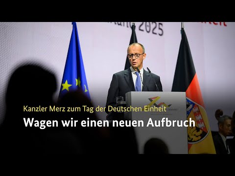 Rede des Bundeskanzlers zum Tag der Deutschen Einheit