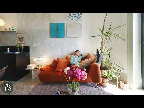 Architect Couple Revives Small Abandoned Naples Apartment, 58sqm/642sqft