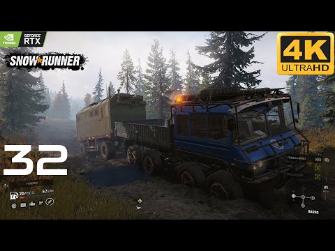 SnowRunner - Michigan: Ripara il camion - Full Gameplay ITA Walkthrough #32 [4K-60ᶠᵖˢ No Commentary]