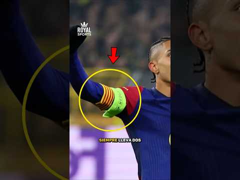 ¿Por qué el capitán del barça lleva 2 brazaletes? 😱⚽