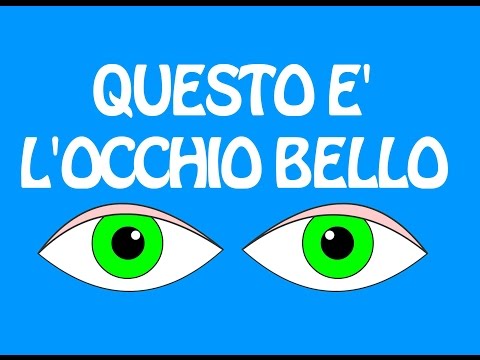 Questo è l'occhio bello | Filastrocche per bambini