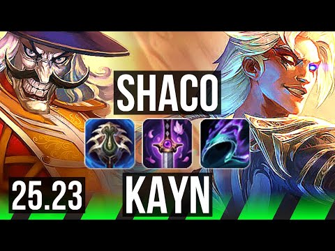 SHACO vs KAYN (JGL) | Legendary | KR Master | 25.23
