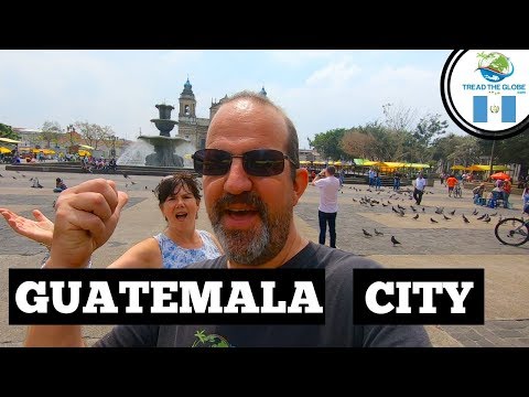 Exploring Guatemala City  | Street Food | UK couple Backpacking Central America [S3-E39]
