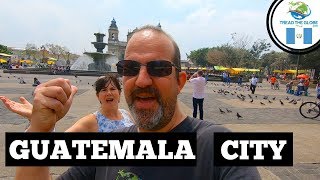 Exploring Guatemala City  | Street Food | UK couple Backpacking Central America [S3-E39]