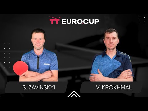 12:00 Serhii Zavinskyi - Vitalii Krokhmal 15.08.2024 TT Euro.Cup Ukraine Professional. TABLE 3