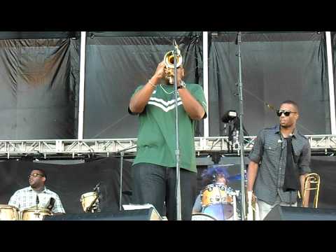 Trombone Shorty (W/ Rashawn Ross)- DMB Caravan Randalls Island NYC 9-18-2011