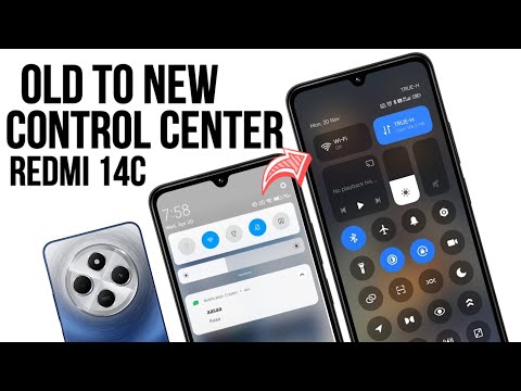 How to change Control Center Style on Redmi 14C | HyperOS New Control Center